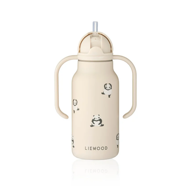 Liewood - Kimmie water bottle 250ml - Mini panda/Sandy