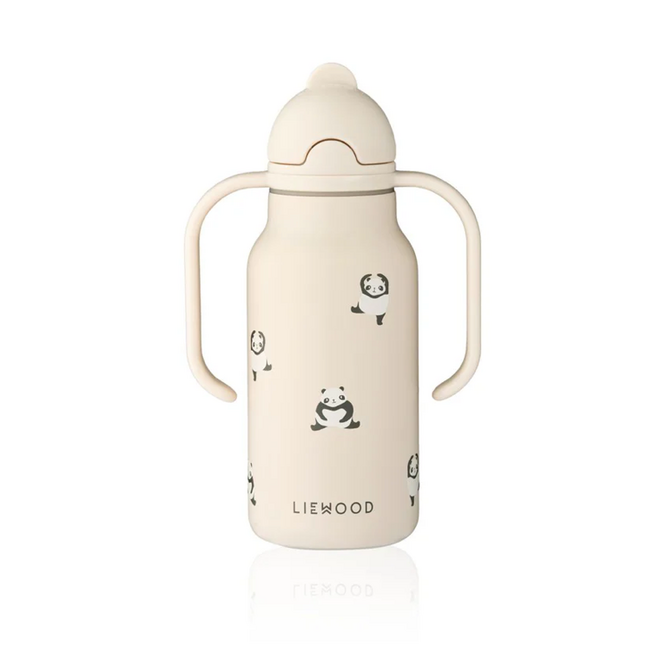 Liewood - Kimmie water bottle 250ml - Mini panda/Sandy