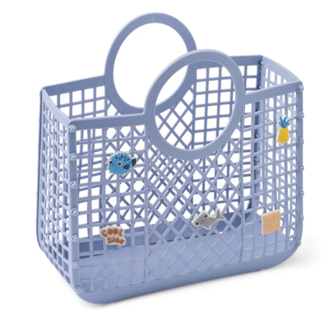 Liewood - Samantha basket with charms - Dusty lavender