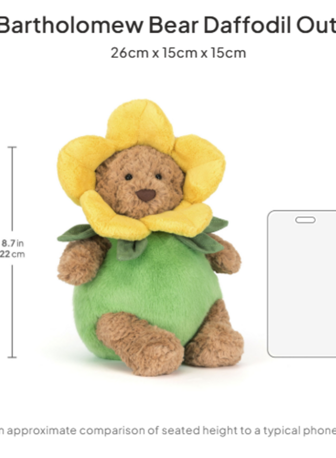 Jellycat - Bartholomew Bear Daffodil