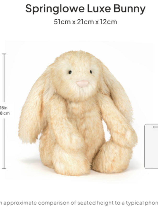 Jellycat - Springlowe Luxe Bunny Big