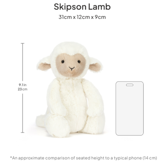 Jellycat - Skipson Lamb Original (Bashful)