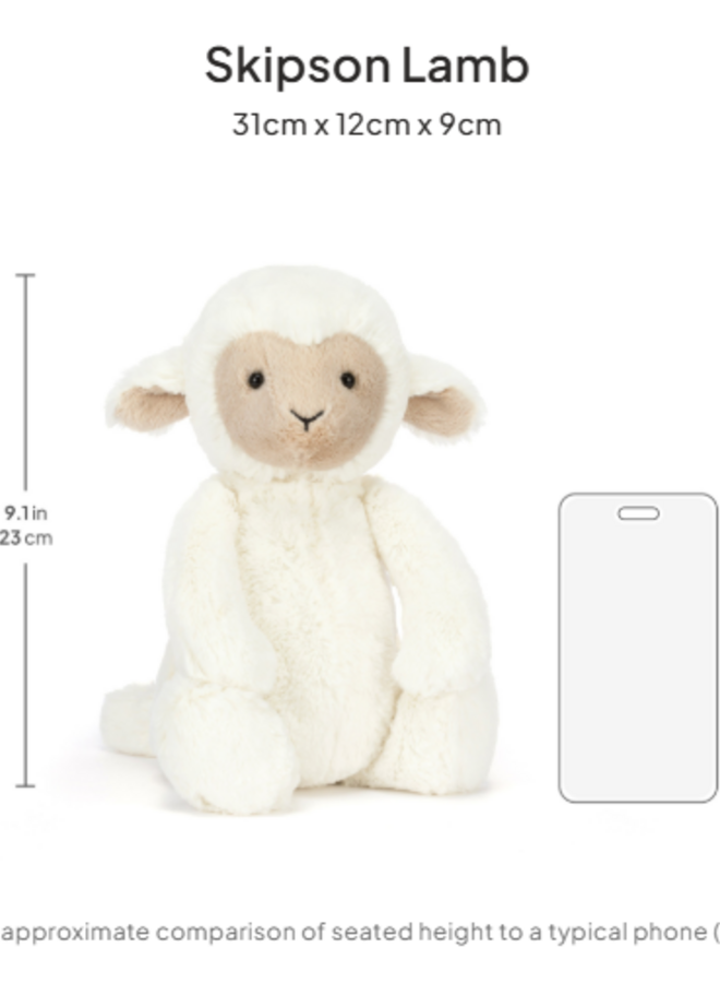 Jellycat - Skipson Lamb Original (Bashful)