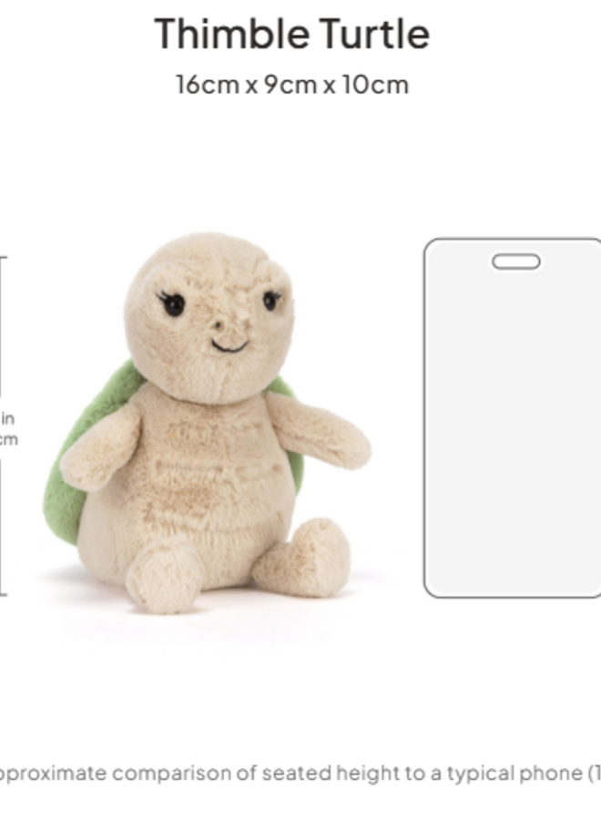 Jellycat - Thimble Turtle