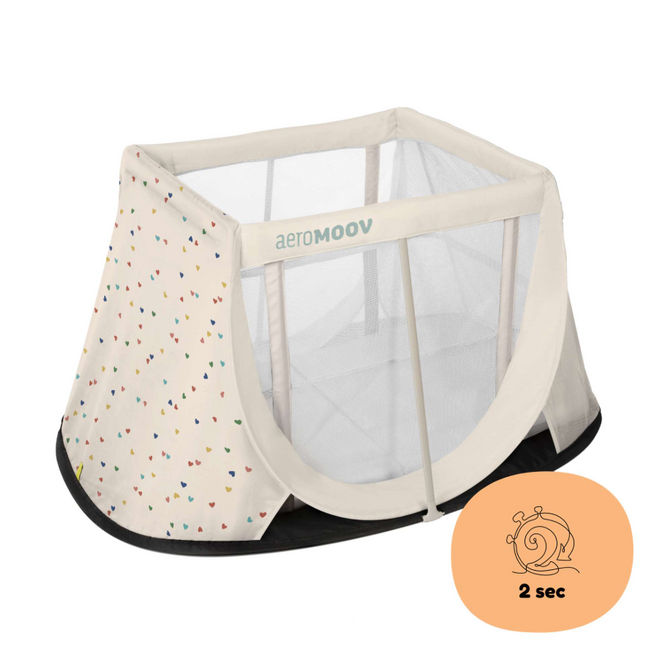 Aeromoov - Reisbed confetti hearts