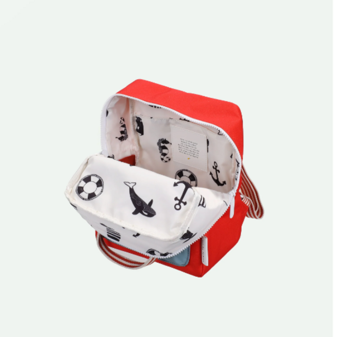 Sticky Lemon backpack small - Wonders envelope - Red hat