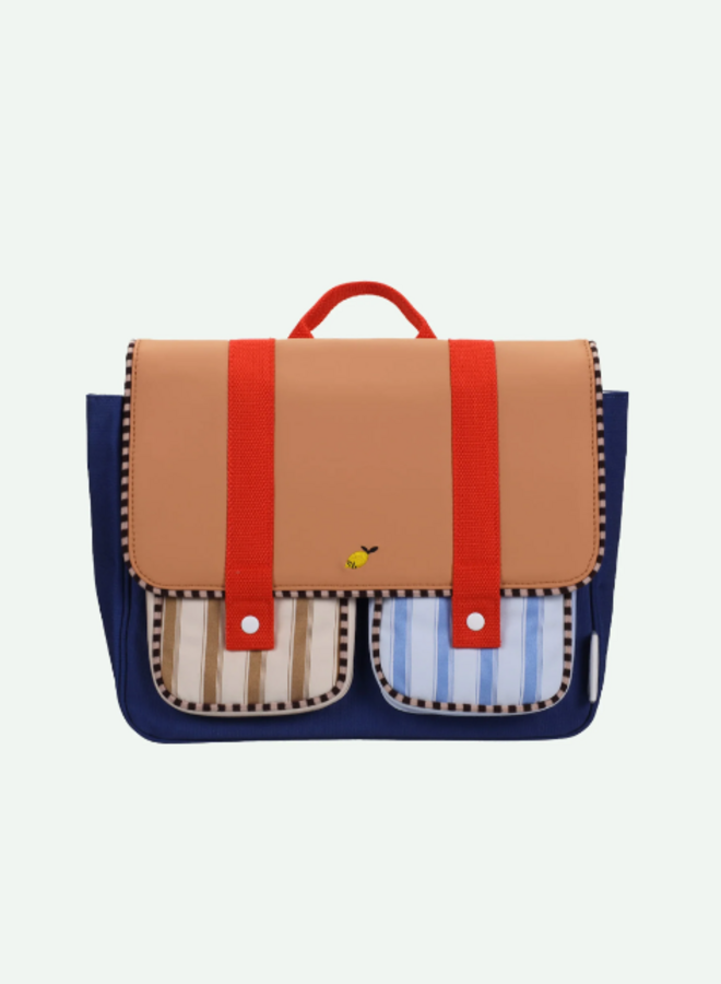 Sticky Lemon - Schoolbag - Wonders Jane beige/Ned blue
