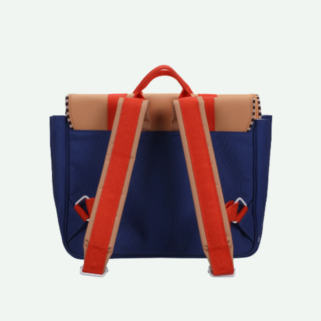 Sticky Lemon schoolbag - Wonders Jane beige & ned blue