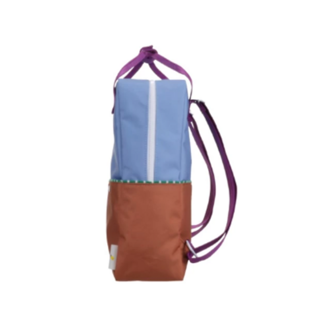 Sticky Lemon backpack large - Better together - Badminton blue & leather ball