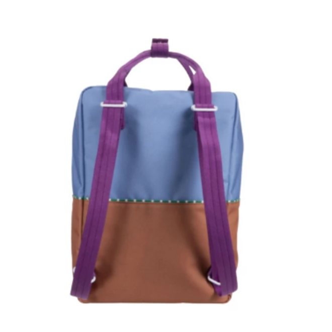 Sticky Lemon backpack large - Better together - Badminton blue & leather ball