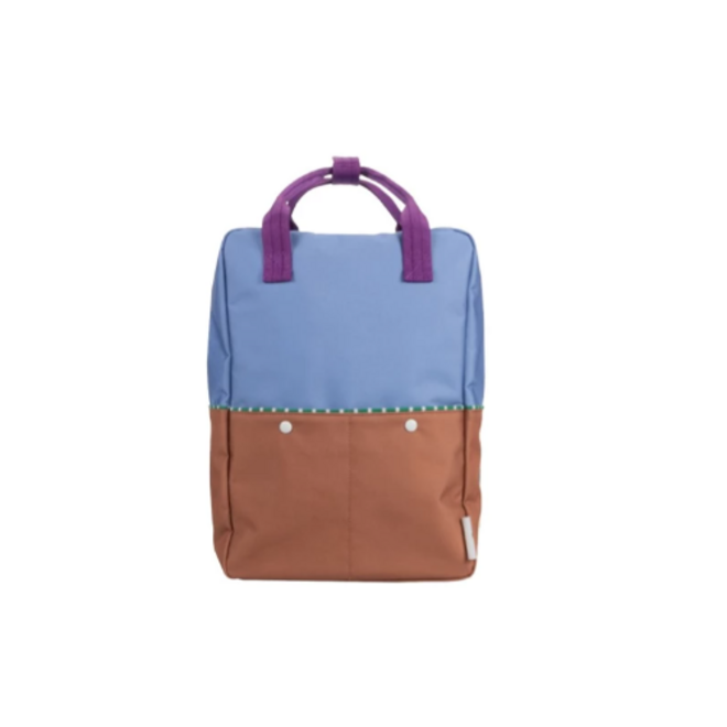 Sticky Lemon backpack large - Better together - Badminton blue & leather ball