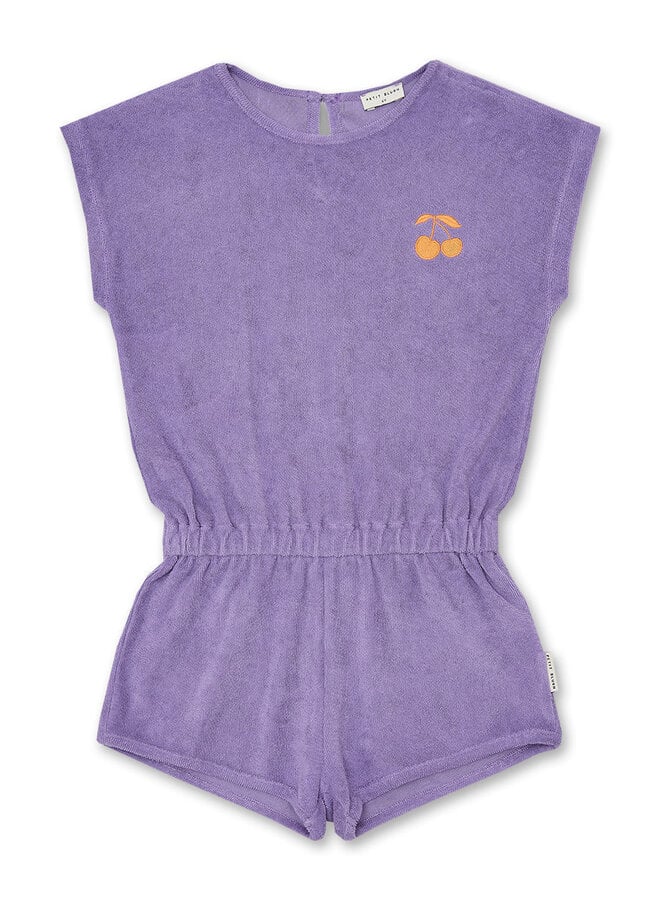Petit Blush - Towel jumpsuit Chalk Violet