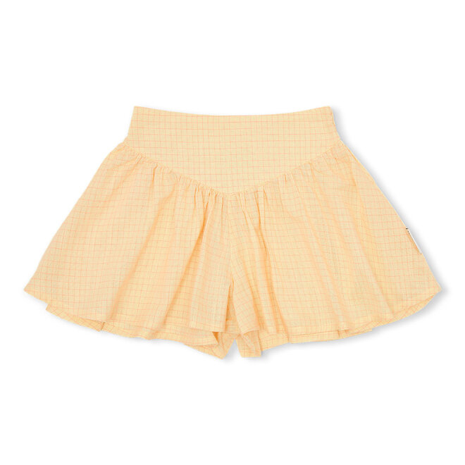 Petit Blush - Romantic short Check butter yellow