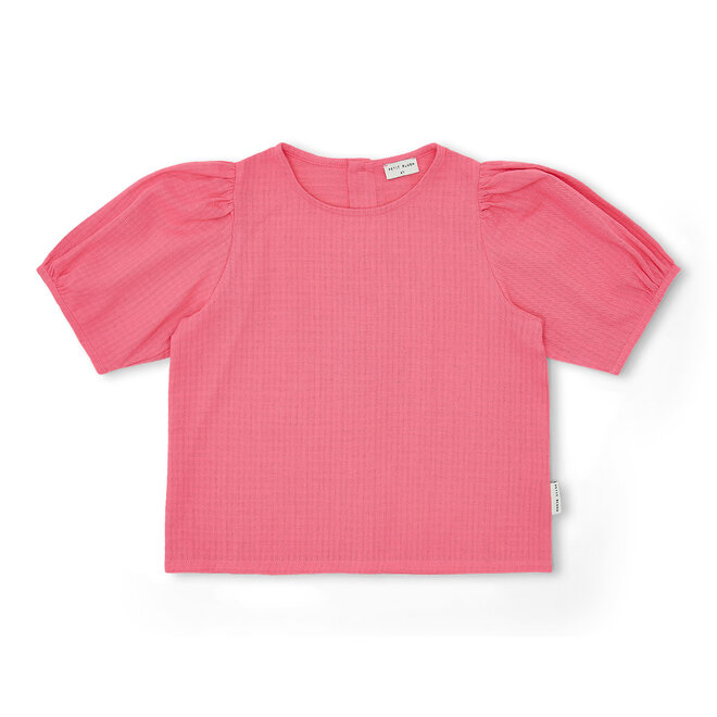 Petit Blush - Puff sleeve blouse Pink lemonade