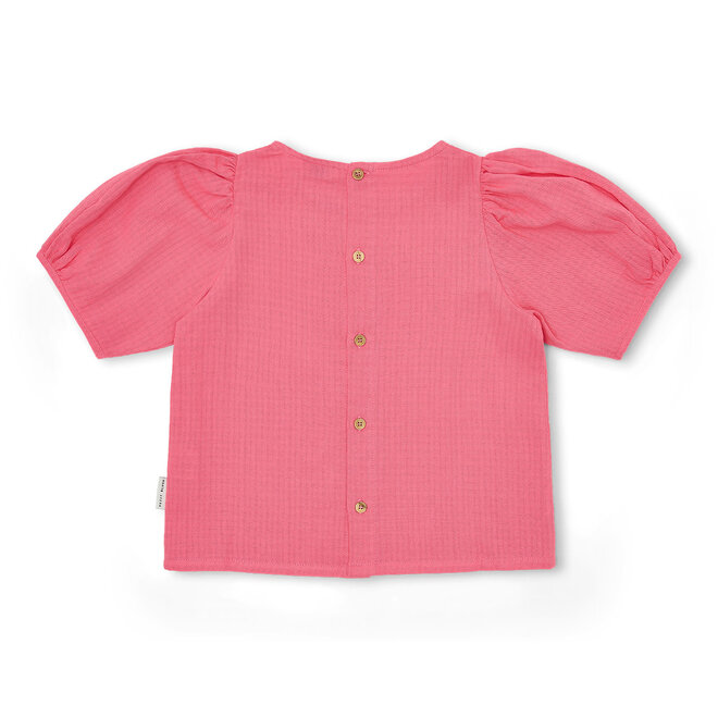 Petit Blush - Puff sleeve blouse Pink lemonade
