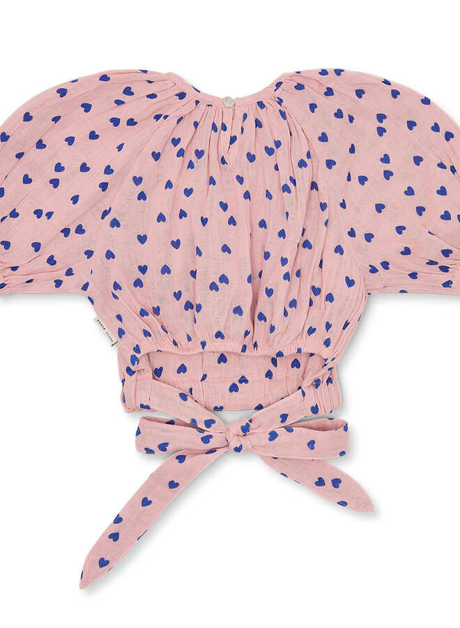 Petit Blush - Adele blouse Candy hearts