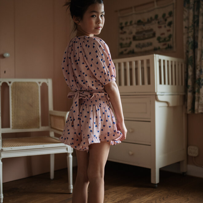 Petit Blush - Smock frill short Candy hearts
