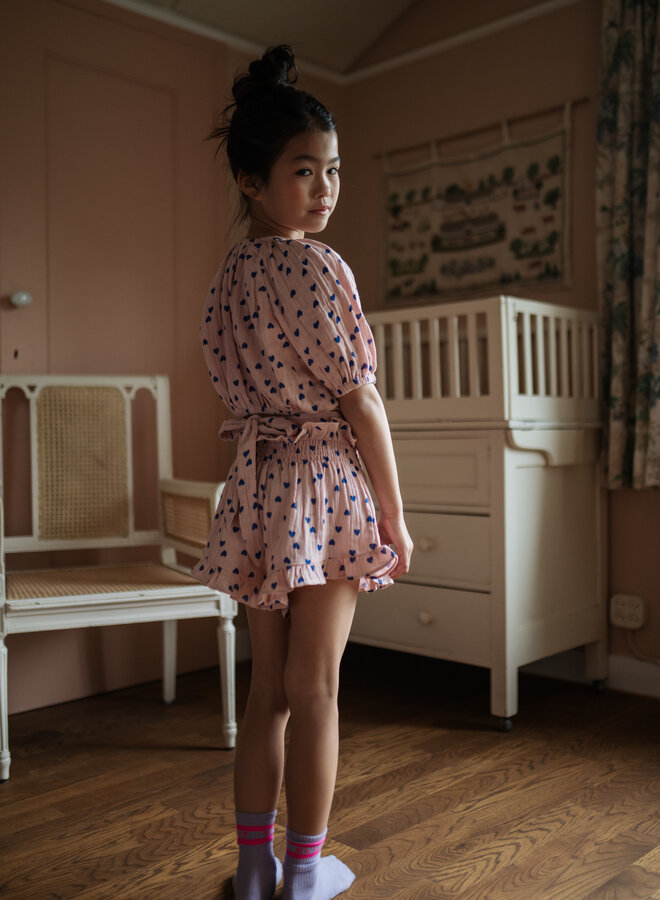 Petit Blush - Adele blouse Candy hearts