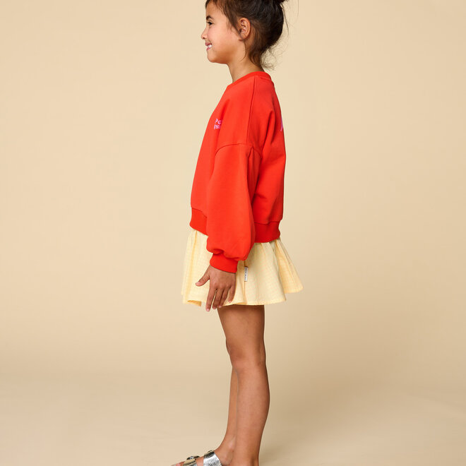 Petit Blush - Romantic short Check butter yellow