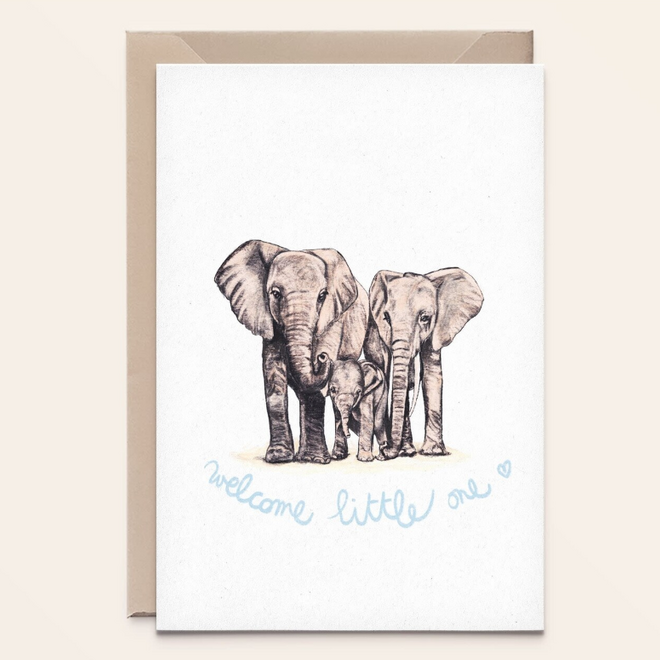 Kathings - Wenskaart Elephant Family