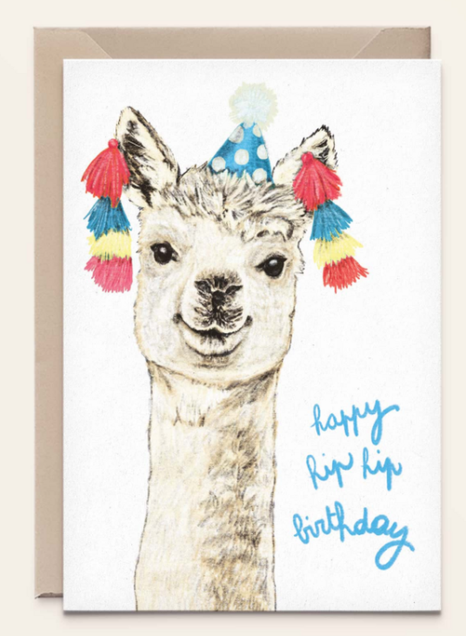 Kathings - Wenskaart Alpaca