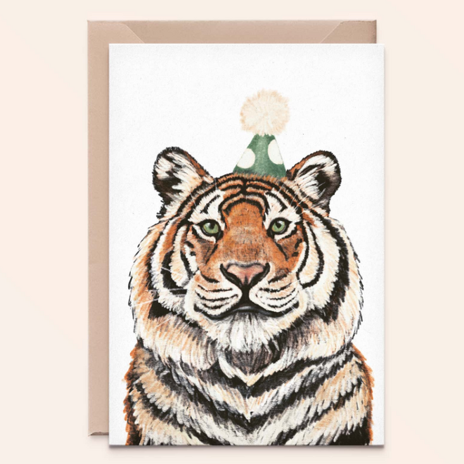 Kathings - Wenskaart Tijger - Tiger
