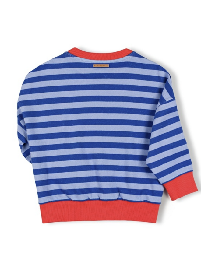 Nixnut - Rel Sweater Azul stripe