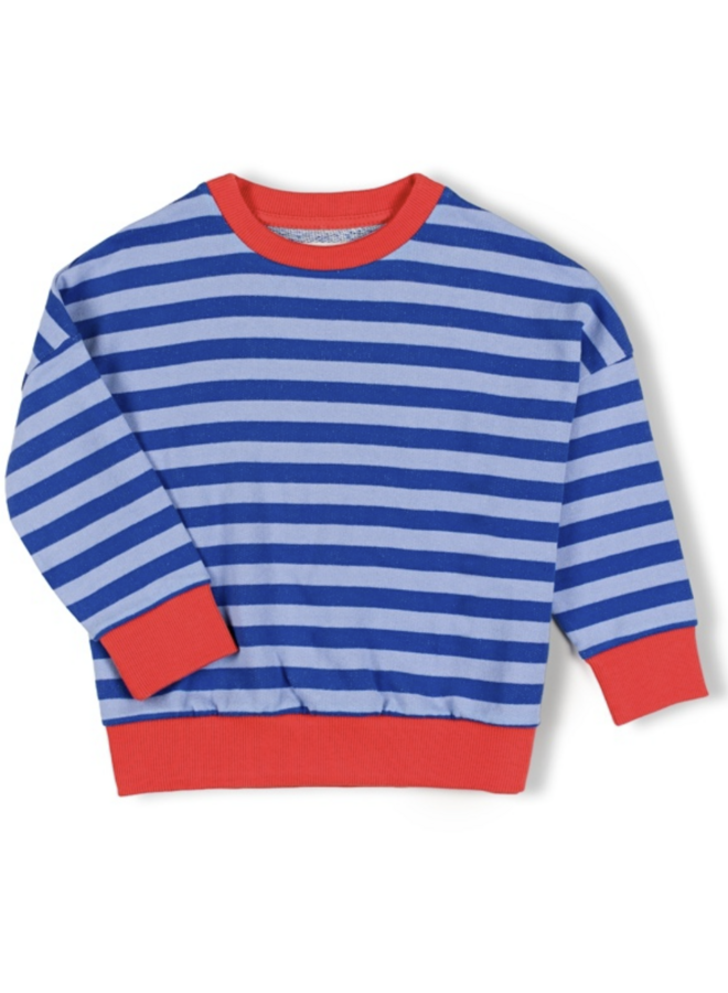 Nixnut - Rel Sweater Azul stripe