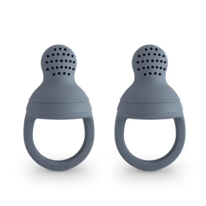 Mushie - Silicone fresh food feeder Tradewinds