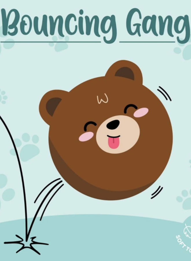 Legami - Bouncing gang - Bouncy ball Teddy bear