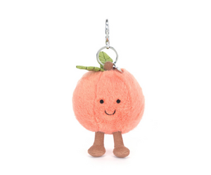 Jellycat - Amuseables Peach Bag Charm - Hip Hoi - Kids