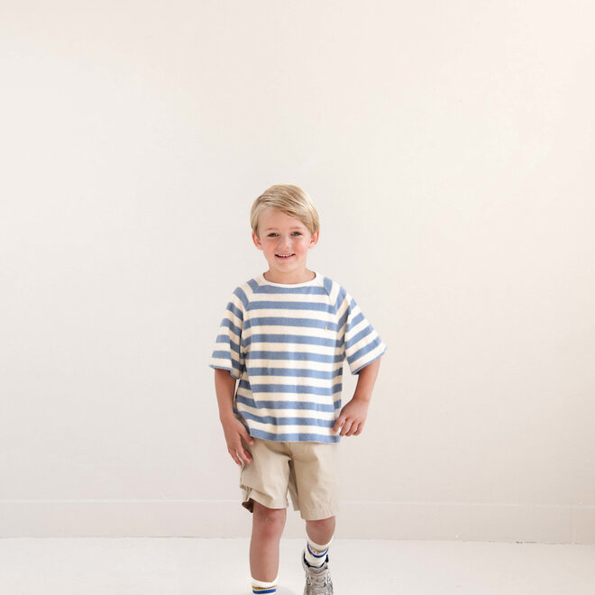 Jenest - To t-shirt/Blue white stripe