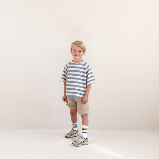 Jenest - To t-shirt/Blue white stripe