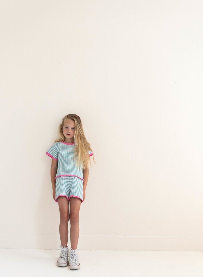 Jenest - Lola top/Green Pink