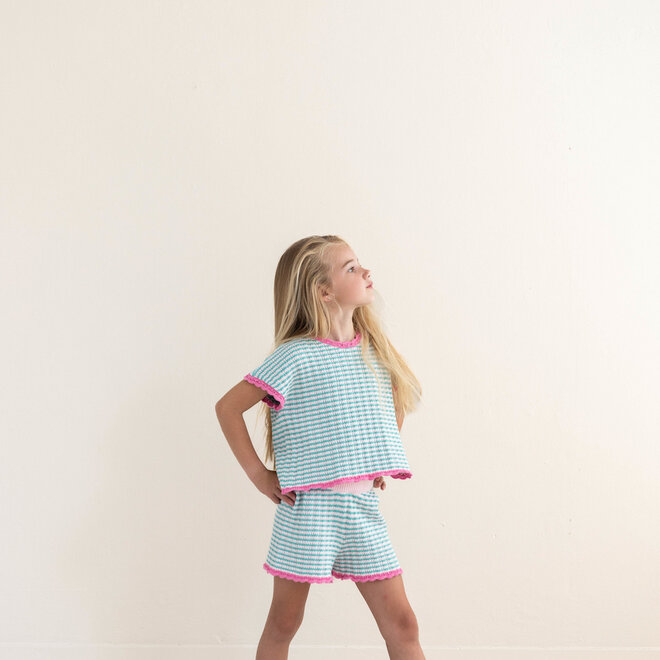 Jenest - Lola top/Green Pink