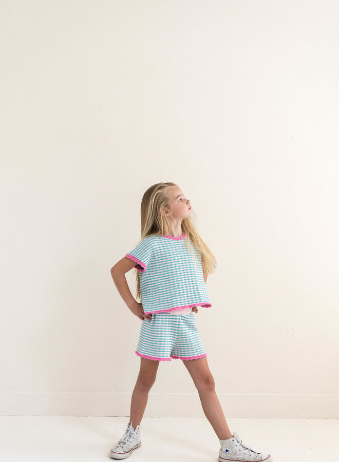 Jenest - Lola top/Green Pink