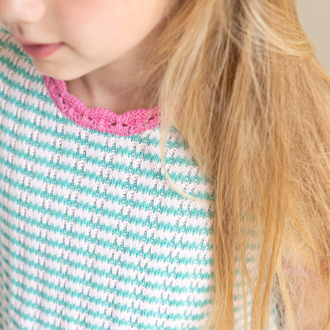 Jenest - Lola top/Green Pink