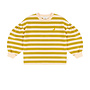 Jenest - Millie sweat t-shirt/Peach brown stripe