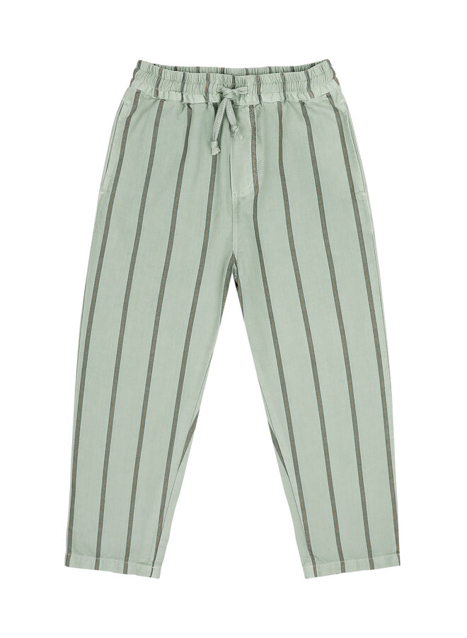 Jenest - Kick pants/Sage green stripe