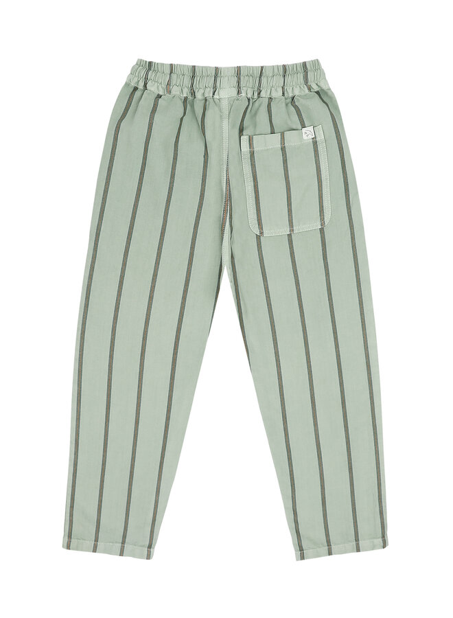 Jenest - Kick pants/Sage green stripe