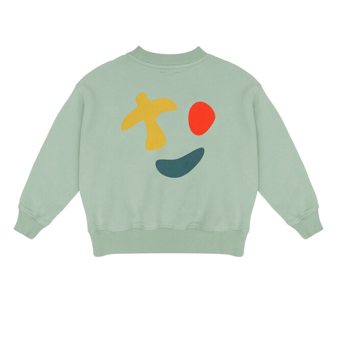 Jenest - Happy bird sweater/Sage green