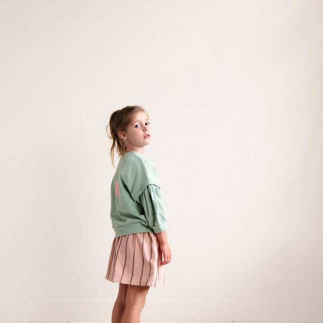 Jenest - Sasha skirt/Peach rose stripe