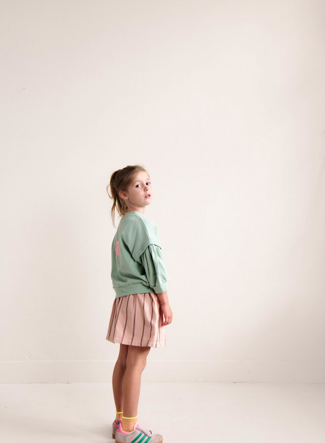 Jenest - Sasha skirt/Peach rose stripe