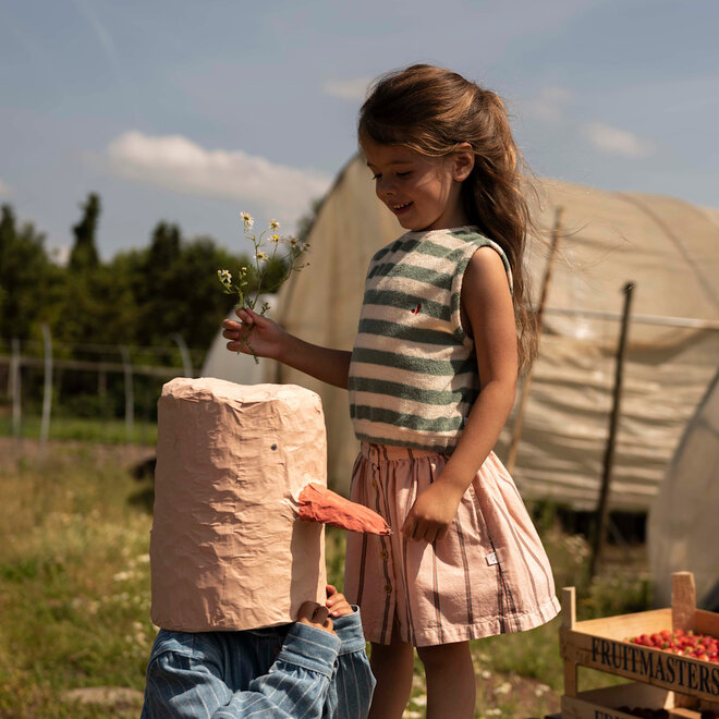 Jenest - Sasha skirt/Peach rose stripe