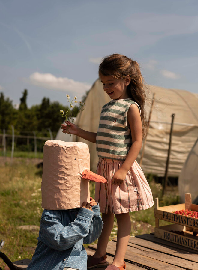 Jenest - Sasha skirt/Peach rose stripe