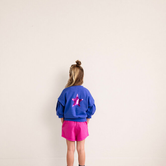 Jenest - Balloon sweater Cobalt blue