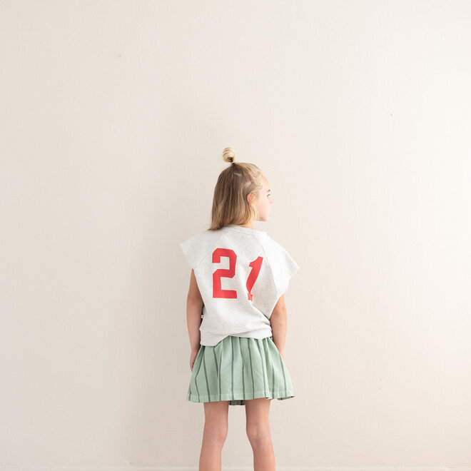 Jenest - Sasha skirt/Sage green stripe