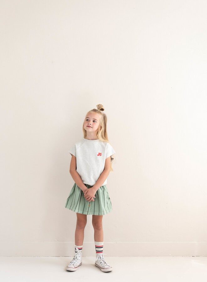 Jenest - Sasha skirt/Sage green stripe