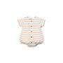 Play Up - Striped rib flamé jumpsuit Pot