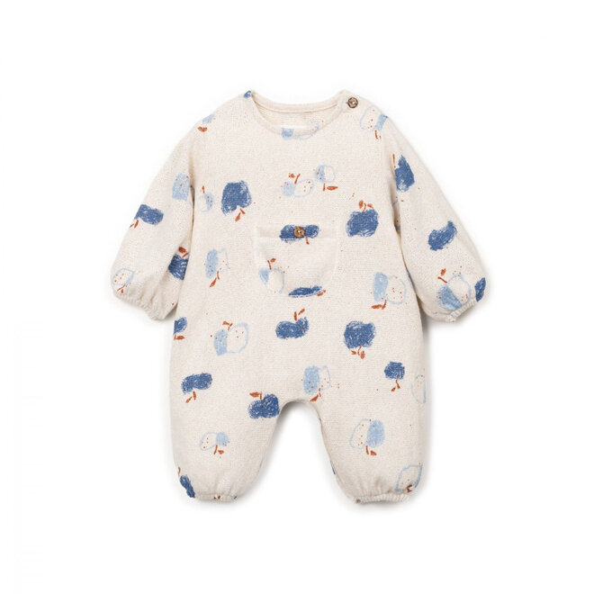 Play Up - Printed jersey jumpsuit Apples lisboa